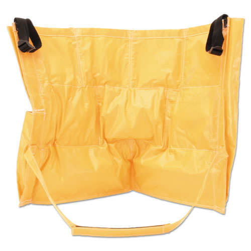 Rubbermaid® Commercial Brute Caddy Bag, 12 Pockets, Yellow freeshipping - TVN Wholesale