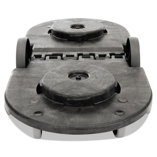 Rubbermaid® Commercial Tandem Dolly, Two-container, 300 Lb Capacity, 20.25w X 45d X 8h, Black freeshipping - TVN Wholesale