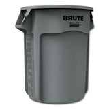 Rubbermaid® Commercial Round Brute Container, Plastic, 55 Gal, Gray freeshipping - TVN Wholesale