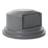 Rubbermaid® Commercial Round Brute Dome Top Lid For 55 Gal Waste Containers, 27.25" Diameter, Gray freeshipping - TVN Wholesale