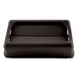 Rubbermaid® Commercial Swing Top Lid For Slim Jim Waste Containers, 11.38w X 20.5d X 5h, Plastic, Black freeshipping - TVN Wholesale