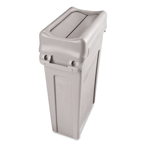 Rubbermaid® Commercial Swing Lid For Slim Jim Waste Container, Gray freeshipping - TVN Wholesale