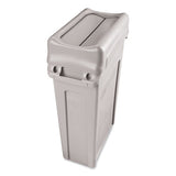 Rubbermaid® Commercial Swing Lid For Slim Jim Waste Container, Gray freeshipping - TVN Wholesale