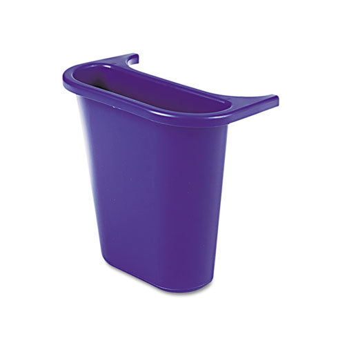 Rubbermaid® Commercial Wastebasket Recycling Side Bin, Attaches Inside Or Outside, 4.75 Qt, Blue freeshipping - TVN Wholesale