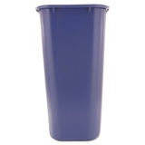Rubbermaid® Commercial Large Deskside Recycle Container With Symbol, Rectangular, Plastic, 41.25 Qt, Blue freeshipping - TVN Wholesale