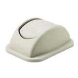 Rubbermaid® Commercial Rectangular Free-swinging Plastic Lids, Beige freeshipping - TVN Wholesale