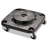 Rubbermaid® Commercial Brute Container Square Dolly, 250 Lb Capacity, 17.25 X 6.25, Black freeshipping - TVN Wholesale