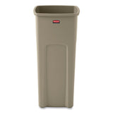 Rubbermaid® Commercial Untouchable Square Waste Receptacle, Plastic, 23 Gal, Beige freeshipping - TVN Wholesale