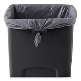 Rubbermaid® Commercial Untouchable Square Waste Receptacle, Plastic, 23 Gal, Black freeshipping - TVN Wholesale