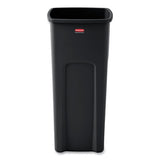 Rubbermaid® Commercial Untouchable Square Waste Receptacle, Plastic, 23 Gal, Black freeshipping - TVN Wholesale