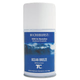 Rubbermaid® Commercial Tc Microburst 9000 Air Freshener Refill, Ocean Breeze, 5.3 Oz Aerosol Spray, 4-carton freeshipping - TVN Wholesale