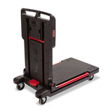 Rubbermaid® Commercial Convertible Utility Cart, Two-shelf, 23.88w X 45.13d X 34.38h, Black freeshipping - TVN Wholesale