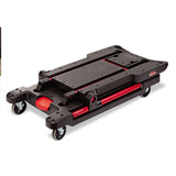 Rubbermaid® Commercial Convertible Utility Cart, Two-shelf, 23.88w X 45.13d X 34.38h, Black freeshipping - TVN Wholesale