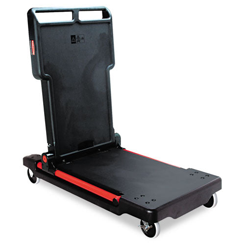 Rubbermaid® Commercial Convertible Utility Cart, Two-shelf, 23.88w X 45.13d X 34.38h, Black freeshipping - TVN Wholesale