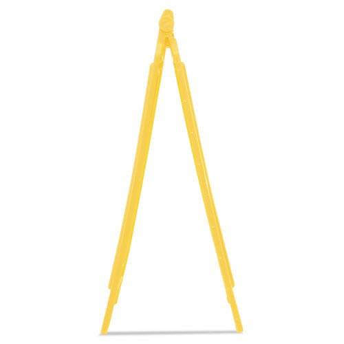 Rubbermaid® Commercial Caution Wet Floor Sign, 11 X 12 X 25, Bright Yellow, 6-carton freeshipping - TVN Wholesale