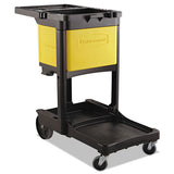 Rubbermaid® Commercial Locking Cabinet, For Rubbermaid Commercial Cleaning Carts, Yellow freeshipping - TVN Wholesale