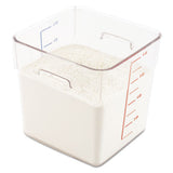 Rubbermaid® Commercial Spacesaver Square Containers, 2 Qt, 8.8 X 8.75 X 2.7, Clear freeshipping - TVN Wholesale