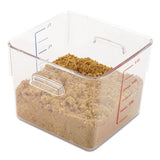 Rubbermaid® Commercial Spacesaver Square Containers, 2 Qt, 8.8 X 8.75 X 2.7, Clear freeshipping - TVN Wholesale