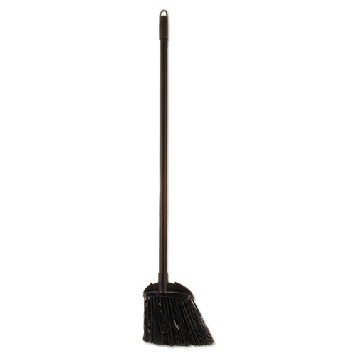 Rubbermaid® Commercial Angled Lobby Broom, Poly Bristles, 35" Handle, Black freeshipping - TVN Wholesale