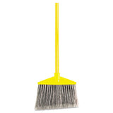 Rubbermaid® Commercial 7920014588208, Angled Large Broom, 46.78" Handle, Gray-yellow freeshipping - TVN Wholesale