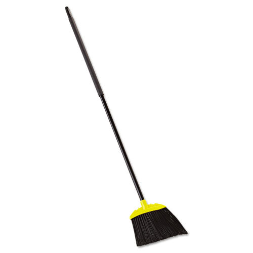 Rubbermaid® Commercial Jumbo Smooth Sweep Angled Broom, 46" Handle, Black-yellow, 6-carton freeshipping - TVN Wholesale