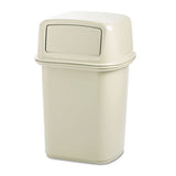Rubbermaid® Commercial Ranger Fire-safe Container, Square, Structural Foam, 45 Gal, Beige freeshipping - TVN Wholesale