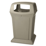 Rubbermaid® Commercial Ranger Fire-safe Container, Square, Structural Foam, 45 Gal, Beige freeshipping - TVN Wholesale