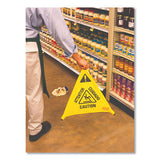 Rubbermaid® Commercial Multilingual Pop-up Wet Floor Safety Cone, 21 X 21 X 30, Yellow freeshipping - TVN Wholesale