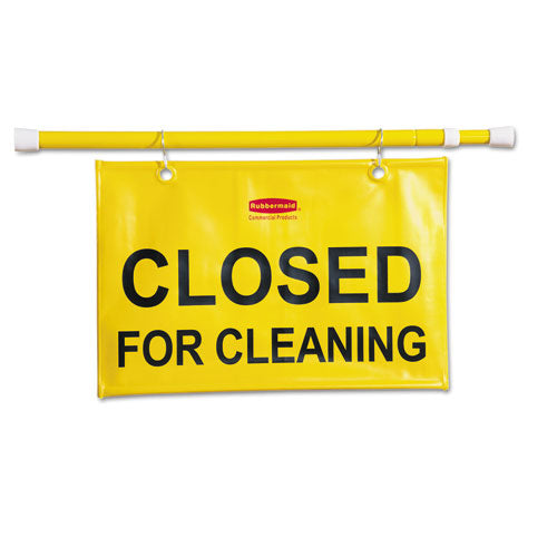Rubbermaid® Commercial Site Safety Hanging Sign, 50w X 1d X 13h, Yellow freeshipping - TVN Wholesale