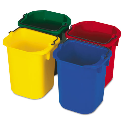 Rubbermaid® Commercial 5-quart Disinfecting Utility Pail, 4 Colors freeshipping - TVN Wholesale