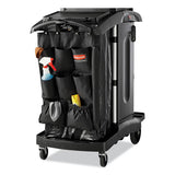Rubbermaid® Commercial Fabric 9-pocket Cart Organizer, 19.75 X 1.5 X 28, Black freeshipping - TVN Wholesale