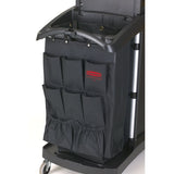 Rubbermaid® Commercial Fabric 9-pocket Cart Organizer, 19.75 X 1.5 X 28, Black freeshipping - TVN Wholesale