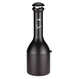 Rubbermaid® Commercial Infinity Traditional Smoking Receptacle, 4.1 Gal, 39" High, Black freeshipping - TVN Wholesale