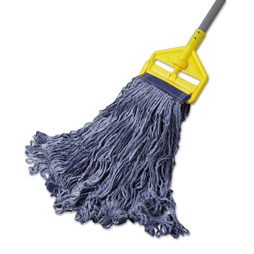 Rubbermaid® Commercial Swinger Loop Wet Mop Head, X-large, Cotton-synthetic, Blue, 6-carton freeshipping - TVN Wholesale