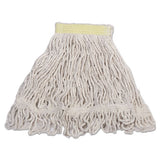 Rubbermaid® Commercial Super Stitch Blend Mop, Cotton-synthetic, Small, White, 6-carton freeshipping - TVN Wholesale
