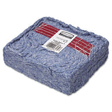 Rubbermaid® Commercial Super Stitch Blend Mop Head, Large, Cotton-synthetic, Blue, 6-carton freeshipping - TVN Wholesale