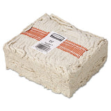 Rubbermaid® Commercial Premium Cut-end Cotton Wet Mop Head, 24oz, White, 1" Orange Band, 12-carton freeshipping - TVN Wholesale