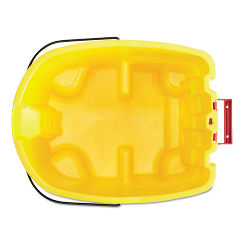 Rubbermaid® Commercial Wavebrake 2.0 Bucket, 8.75 Gal, Plastic, Yellow freeshipping - TVN Wholesale