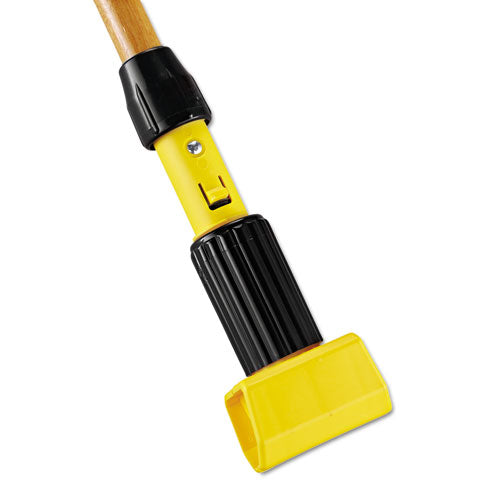 Rubbermaid® Commercial Gripper Hardwood Mop Handle, 1 1-8 Dia X 60, Natural-yellow freeshipping - TVN Wholesale