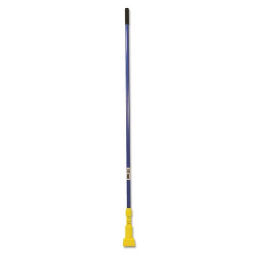 Rubbermaid® Commercial Gripper Fiberglass Mop Handle, 60", Blue-yellow freeshipping - TVN Wholesale