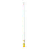 Rubbermaid® Commercial Gripper Fiberglass Mop Handle, 60", Red-yellow freeshipping - TVN Wholesale