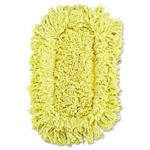 Rubbermaid® Commercial Trapper Looped-end Dust Mop Head, 12 X 5, Yellow, 12-carton freeshipping - TVN Wholesale