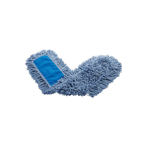 Rubbermaid® Commercial Twisted Loop Blend Dust Mop, Blend, 36 X 5, Blue freeshipping - TVN Wholesale