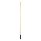 Rubbermaid® Commercial Snap-on Hardwood Dust Mop Handle, 1 1-2 Dia X 60, Natural freeshipping - TVN Wholesale