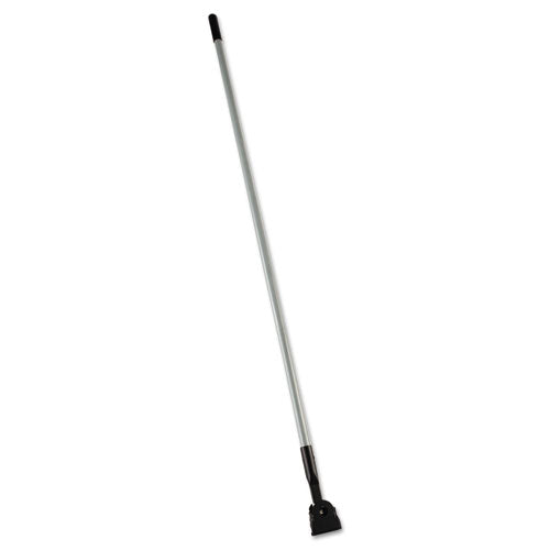 Rubbermaid® Commercial Snap-on Fiberglass Dust Mop Handle, 60", Gray-black freeshipping - TVN Wholesale