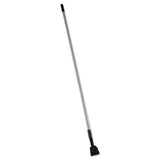 Rubbermaid® Commercial Snap-on Fiberglass Dust Mop Handle, 60", Gray-black freeshipping - TVN Wholesale