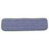 Rubbermaid® Commercial Microfiber Wet Mopping Pad, 18 1-2" X 5 1-2" X 1-2", Green, 12-carton freeshipping - TVN Wholesale