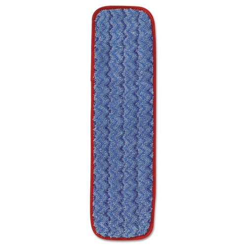 Rubbermaid® Commercial Microfiber Wet Mopping Pad, 18 1-2" X 5 1-2" X 1-2", Red freeshipping - TVN Wholesale
