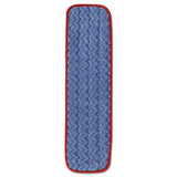 Rubbermaid® Commercial Microfiber Wet Mopping Pad, 18 1-2" X 5 1-2" X 1-2", Red freeshipping - TVN Wholesale