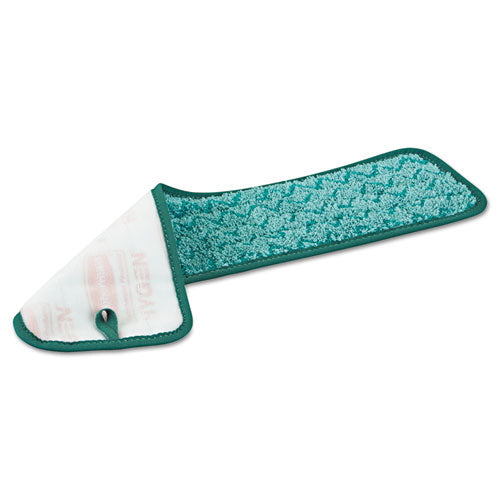 Rubbermaid® Commercial Microfiber Dust Pad, 18.5 X 5.5, Green freeshipping - TVN Wholesale